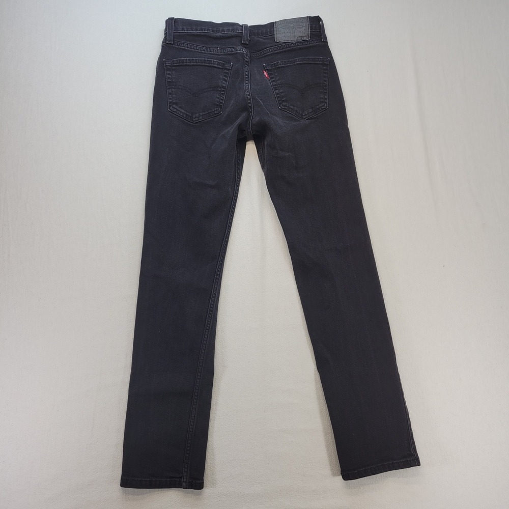Levi's 511 Slim Straight Jeans Mens 29x32 Black Mid Rise Stretch‎ Denim - Picture 3 of 12